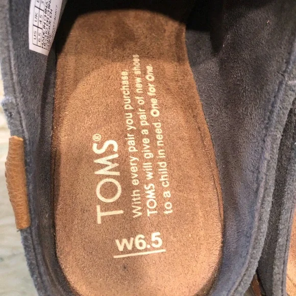 Toms Suede block heel Mules - Picture 3 of 6